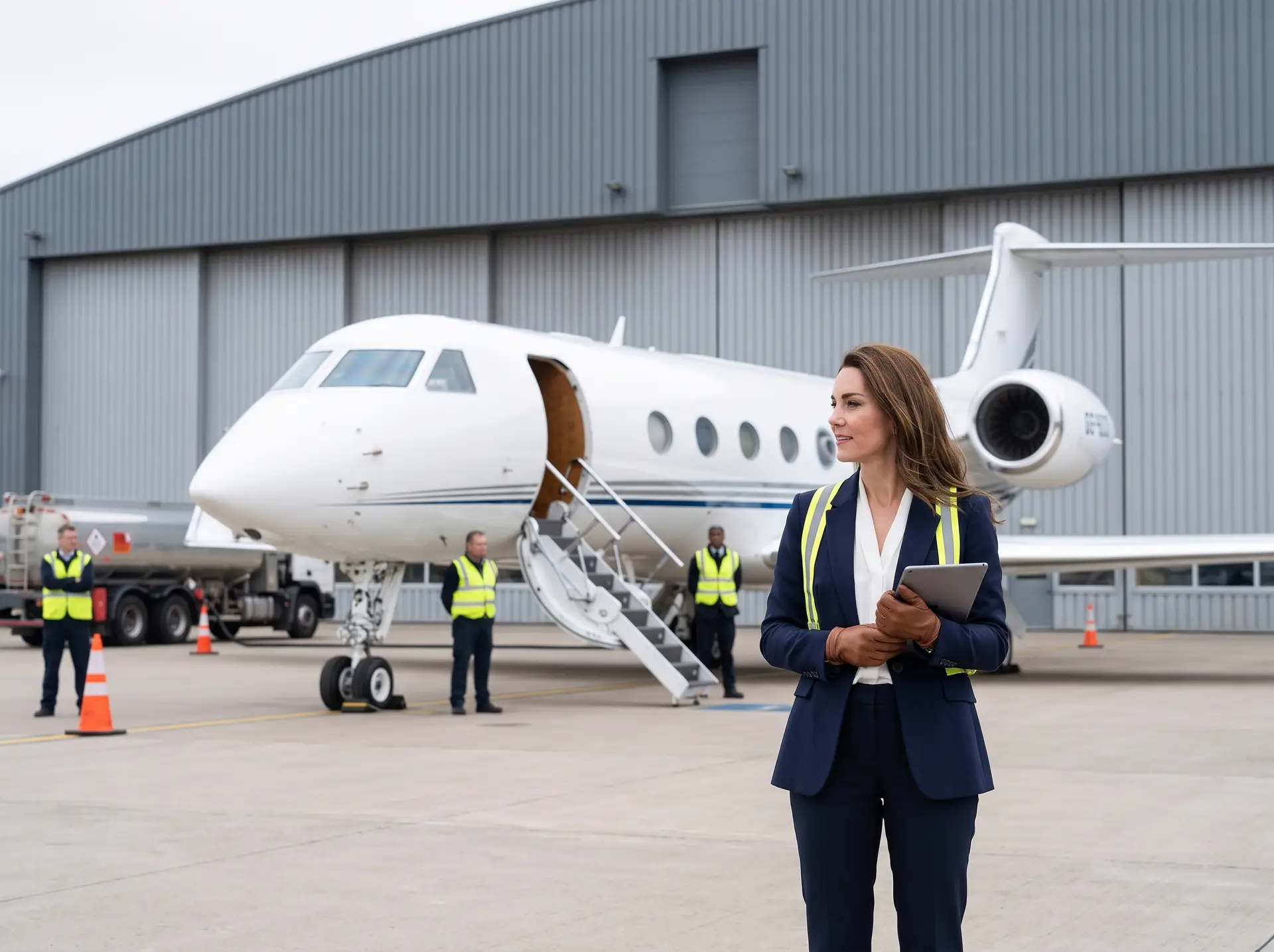 Aerxia aviation service agent coordinating ramp operations